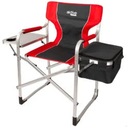 Aktive Aluminium With Tray And Iso Bag Director Folding Chair