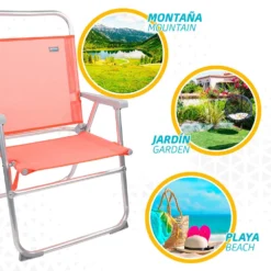 Aktive Beach High Aluminum Folding Chair -CRESI Dive Shop aktive beach high aluminum folding chair 4