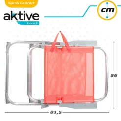 Aktive Beach High Aluminum Folding Chair -CRESI Dive Shop aktive beach high aluminum folding chair 6