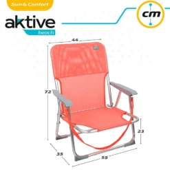 Aktive Beach Low Aluminum Folding Chair -CRESI Dive Shop aktive beach low aluminum folding chair 5