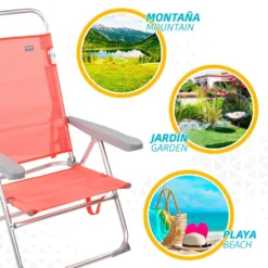 Aktive Beach Low Recliner Aluminum Chair -CRESI Dive Shop aktive beach low recliner aluminum chair 4