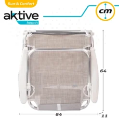 Aktive Beach Multi Position Aluminum Folding Chair -CRESI Dive Shop aktive beach multi position aluminum folding chair 6