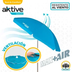 Aktive Beach Umbrella 200cm UV50 Protection 12 Aktive Beach Umbrella 200cm UV50 Protection -CRESI Dive Shop aktive beach umbrella 200cm uv50 protection 2