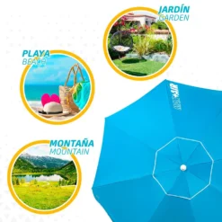 Aktive Beach Umbrella 220cm UV50 Protection -CRESI Dive Shop aktive beach umbrella 220cm uv50 protection 6