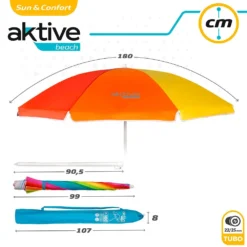 Aktive Beach Windproof Umbrella 180cm UV50 Protection 15 Aktive Beach Windproof Umbrella 180cm UV50 Protection -CRESI Dive Shop aktive beach windproof umbrella 180cm uv50 protection 6