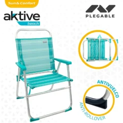 Aktive Fixed Folding Chair Aluminium 56x50x88 Cm 11 Aktive Fixed Folding Chair Aluminium 56x50x88 Cm -CRESI Dive Shop aktive fixed folding chair aluminium 56x50x88 cm 2