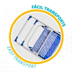 Aktive Folding Chair 7 Positions With Cushion 64x61x118 Cm -CRESI Dive Shop aktive folding chair 7 positions with cushion 64x61x118 cm 3