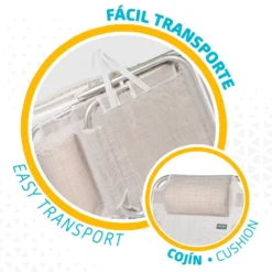 Aktive Folding Chair Multi-Position Aluminium 62x48x83 Cm -CRESI Dive Shop aktive folding chair multi position aluminium 62x48x83 cm 3