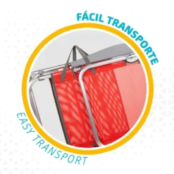 Aktive Folding Chair Multi-Position Aluminium 63x57x99 Cm -CRESI Dive Shop aktive folding chair multi position aluminium 63x57x99 cm 3