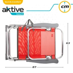 Aktive Folding Chair Multi-Position Aluminium 63x57x99 Cm -CRESI Dive Shop aktive folding chair multi position aluminium 63x57x99 cm 6