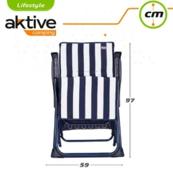 Aktive Folding Sunbed 5-Position -CRESI Dive Shop aktive folding sunbed 5 position 6