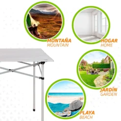Aktive Folding Table 70x70x70 Cm -CRESI Dive Shop aktive folding table 70x70x70 cm 4