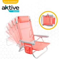 Aktive Low Folding Chair Multi-Position Aluminium 48x54x82.5 Cm -CRESI Dive Shop aktive low folding chair multi position aluminium 48x54x82.5 cm 2