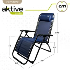 Aktive Reclining And Folding Zero Gravity Sunbed 65x108x160 Cm -CRESI Dive Shop aktive reclining and folding zero gravity sunbed 65x108x160 cm 13