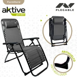 Aktive Reclining And Folding Zero Gravity Sunbed 65x108x160 Cm 13 Aktive Reclining And Folding Zero Gravity Sunbed 65x108x160 Cm -CRESI Dive Shop aktive reclining and folding zero gravity sunbed 65x108x160 cm 3