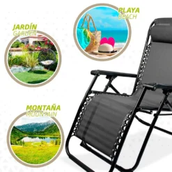 Aktive Reclining And Folding Zero Gravity Sunbed 65x108x160 Cm 14 Aktive Reclining And Folding Zero Gravity Sunbed 65x108x160 Cm -CRESI Dive Shop aktive reclining and folding zero gravity sunbed 65x108x160 cm 4