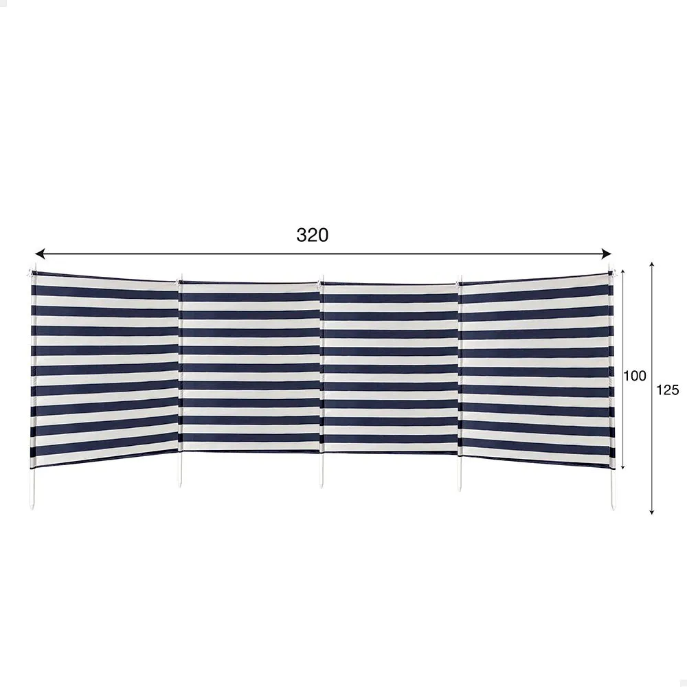 Aktive Windscreen Fence Beach 320x250x124 Cm 4 Aktive Windscreen Fence Beach 320x250x124 Cm - Image 2