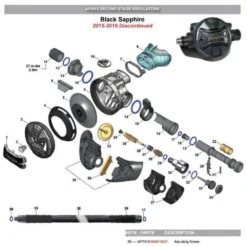Cracking Effort Adjuster Second Stage Black Sapphire