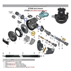 XTX40 Octopus Moulded Decal