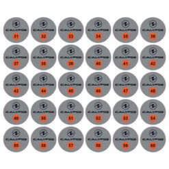AQUALUNG Calypso 31-60 Numbers Stickers 30 Units