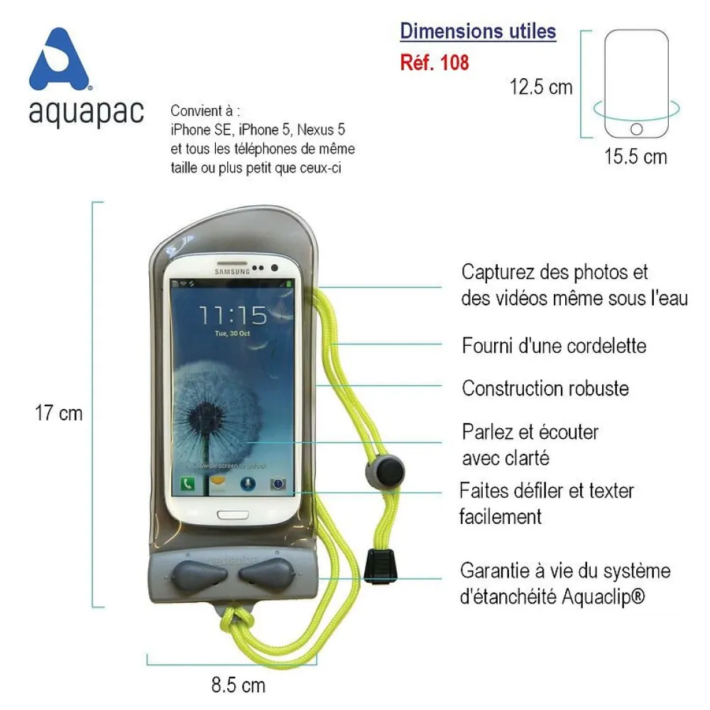 Aquapac 108AQUA Case 3 Aquapac 108AQUA Case - Image 2