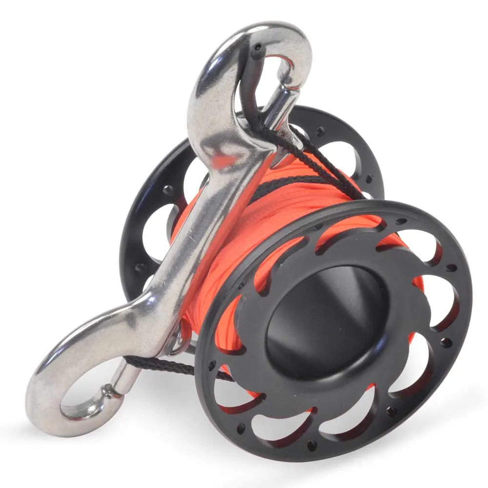 Mini Aluminium Flat Rope 25 Mm Wreck Reel 4 Mini Aluminium Flat Rope 25 Mm Wreck Reel - Image 2