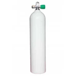 BTS Luxfer Aluminium Scuba Tank 7L 200 Bar EU Nitrox Left Expandable Valve