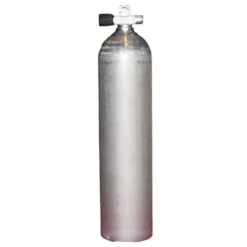 BTS Luxfer Aluminium Scuba Tank 7L 200 Bar Left Expandable Valve