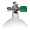 BTS Steel Scuba Tank 12L 230 Bar Concave Long EU Nitrox Right Expandable Valve -CRESI Dive Shop bts steel scuba tank 12l 230 bar concave long eu nitrox right expandable valve