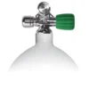 BTS Steel Scuba Tank 18L 230 Bar EU Nitrox Right Expandable Valve -CRESI Dive Shop bts steel scuba tank 18l 230 bar eu nitrox right expandable valve