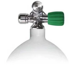 BTS Steel Scuba Tank 2L 230 Bar EU Nitrox Right Expandable Valve