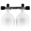BTS Twinset Steel Scuba Tanks 10L 230 Bar Manifold -CRESI Dive Shop bts twinset steel scuba tanks 10l 230 bar manifold