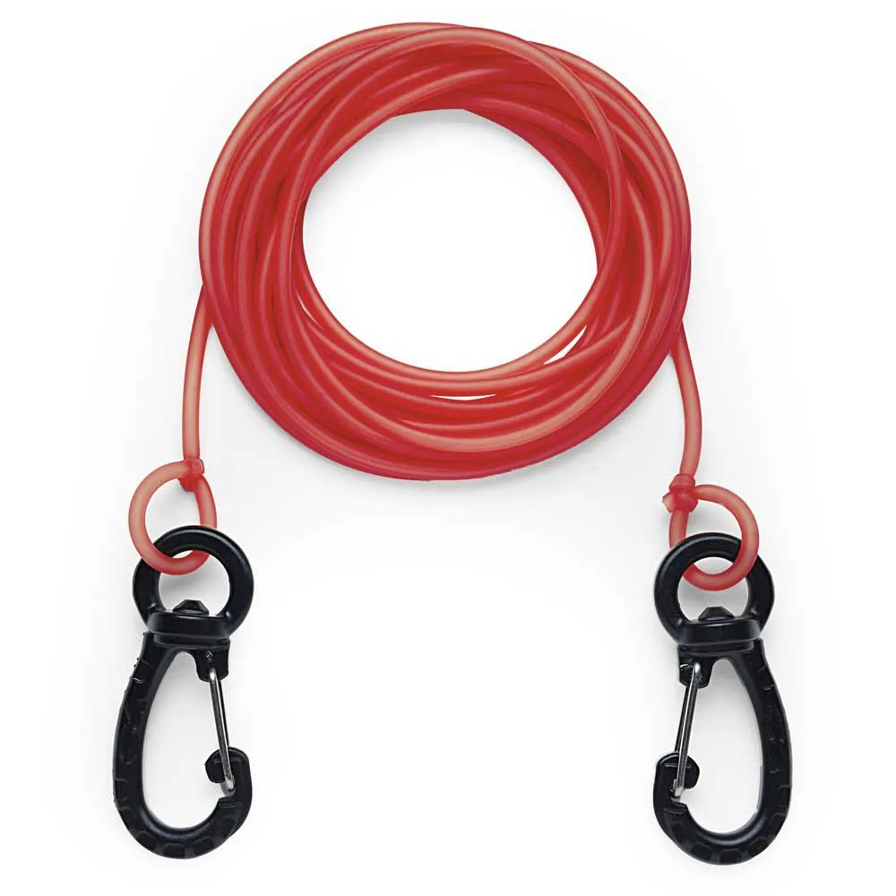4 M Elastic Line With Swivel Carabiner 3 4 M Elastic Line With Swivel Carabiner