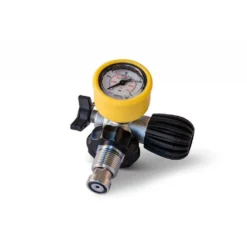 Filling Valve DIN 232 With Pressure Gauge