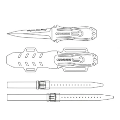 CRESSI Lizard Knife -CRESI Dive Shop cressi lizard knife 5