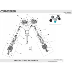 CRESSI Tank Knob