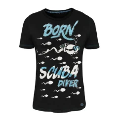 Born Scuba Diver Short Sleeve T-Shirt