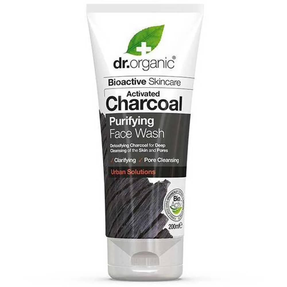 Dr Organic Charcoal Face Wash 200ml 3 Dr Organic Charcoal Face Wash 200ml