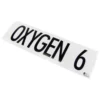 GUE MOD Tank Marking Decals: Oxygen 6 -CRESI Dive Shop halcyon gue mod tank marking decals oxygen 6