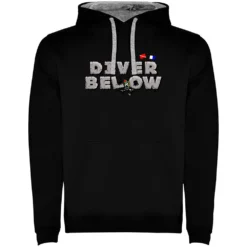 Diver Below Two-Colour Hoodie