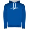 Diving Heartbeat Two-Colour Hoodie 2 Diving Heartbeat Two-Colour Hoodie -CRESI Dive Shop kruskis diving heartbeat two colour hoodie