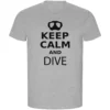 Keep Calm And Dive ECO Short Sleeve T-Shirt -CRESI Dive Shop kruskis keep calm and dive eco short sleeve t shirt