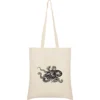 Psychedelic Octopus Tote Bag -CRESI Dive Shop kruskis psychedelic octopus tote bag