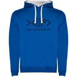 Simply Diving Addicted Two-Colour Hoodie