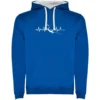 Spearfishing Heartbeat Two-Colour Hoodie -CRESI Dive Shop kruskis spearfishing heartbeat two colour hoodie