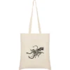 Squid Tribal Tote Bag -CRESI Dive Shop kruskis squid tribal tote bag