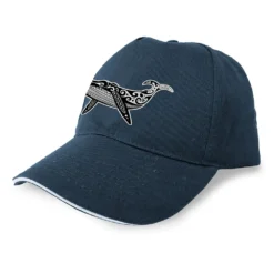 Whale Tribal Cap