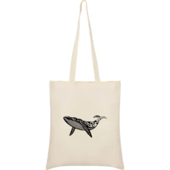 Whale Tribal Tote Bag