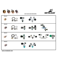 Closing Valve Model D 10 Units -CRESI Dive Shop metalsub closing valve model d 10 units 2