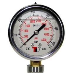 Glycerin Pressure Gauge 315 Bar Output 1/4´´ BSP -CRESI Dive Shop metalsub glycerin pressure gauge 315 bar output 1 4 bsp 1